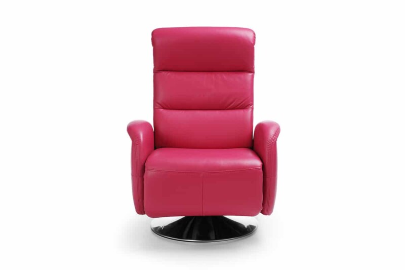 Мягкое кресло с поворотным механизмом и реклайнером. Модель Arosa. Изготовлено Gala Collezione. Польша