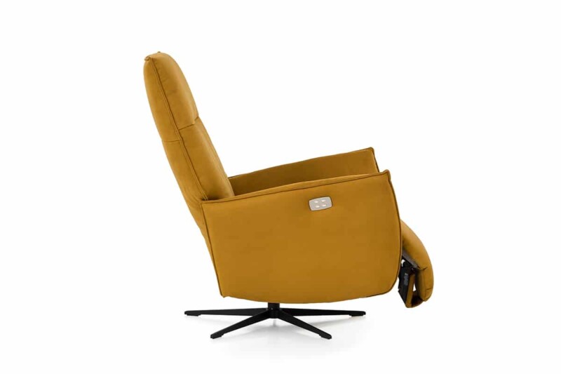 Поворотне м'яке крісло з реклайнером. Модель Brisbane. Польща. Фабрика меблів Gala Collezione