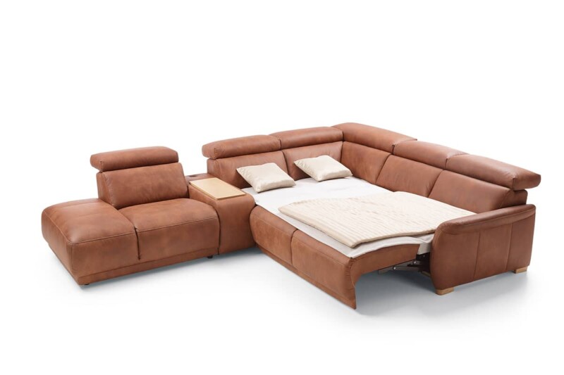 Розкладний кутовий диван Calpe купити за доступною ціною в Києві. М'які меблі Gala Collezione в супермаркеті диванів Relax Studio