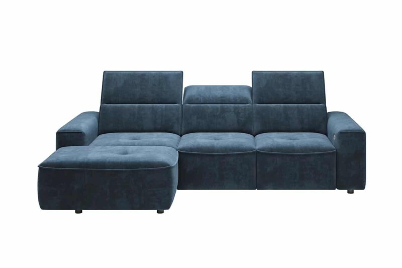 Угловой диван Colombo-Mini с высокими спинками и раскладным спальным местом. Супермаркет диванов Relax Studio