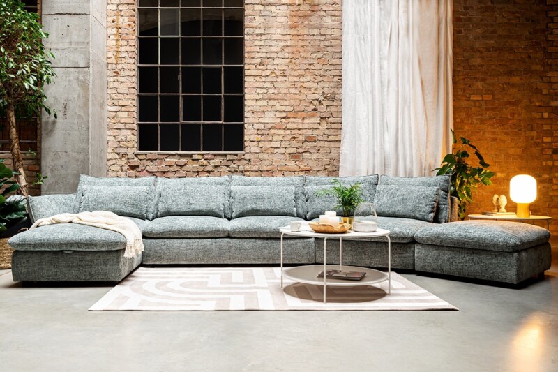 Мягкий и комфортный угловой диван Idylla. Мебель Gala Collezione купить в Украине.