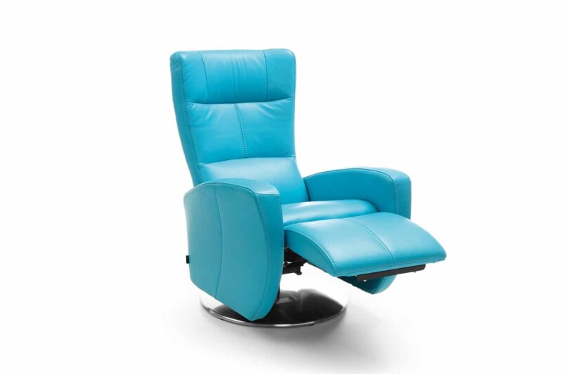Стильное дизайнерское кресло Inari с поворотным механизмом и электрическим реклайнером
