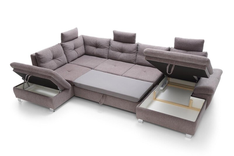 Кутовий диван з розкладкою для сну та нішею для білизни. Модель Madeira set.3 | Супермаркет диванів Relax Studio