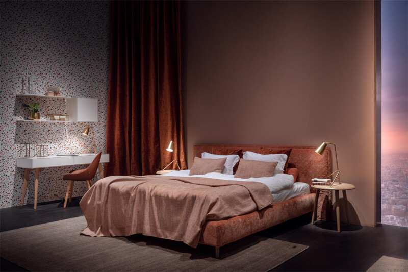 Двуспальная кровать Norfolk купить по умеренной цене | Швеция. Фабрика Фурнинова