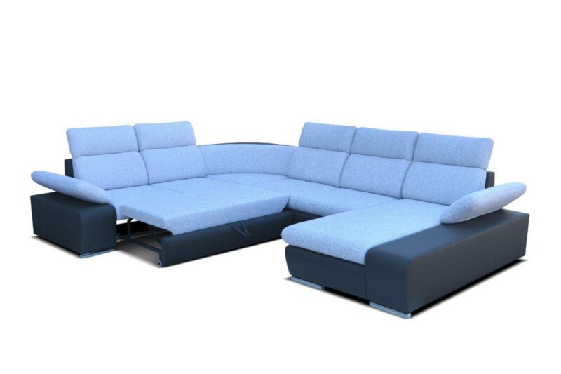 Диван угловой Odessa III - Большой диван для гостиной с местом для постоянного сна | Супермаркет диванов RelaxStudio