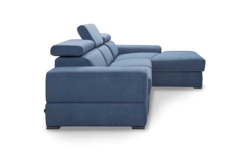 Угловой диван с регулируемыми подголовниками. Модель Плаза. Фабрика Gala Collezione