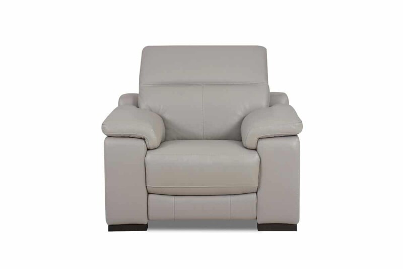 М'яке шкіряне крісло з реклайнером RS-11405. Супермаркет диванів Relax Studio