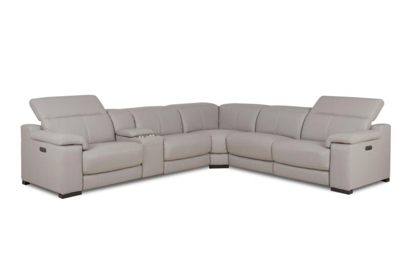 Кожаный угловой диван. Модель RS-11405. Супермаркет диванов Relax Studio