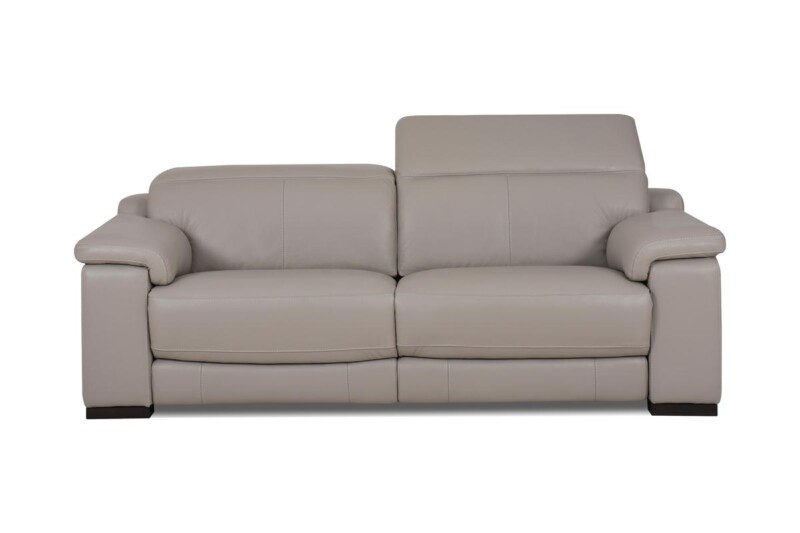 Современный кожаный диван. Модель RS-11405. Супермаркет диванов Релакс Студио